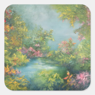 Tropical Impression 1993 Square Sticker