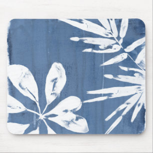 Tropical Indigo Impressions - Tropical Greenery Mouse Pad