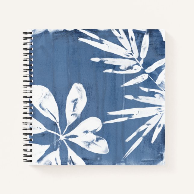 Tropical Indigo Impressions - Tropical Greenery Notebook (Front)