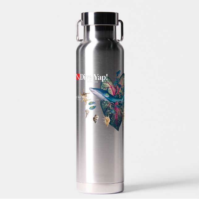 Tropical Invitation Water Bottle (Front)