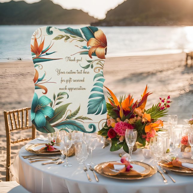 Tropical Iridescence Thank You Card (Creator Uploaded)