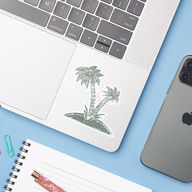 Tropical Island (Laptop w/ iPhone)