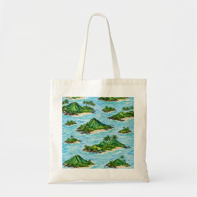 Tropical Island Archipelago Tote Bag (Front)