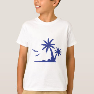 Tropical Island Art T-Shirt
