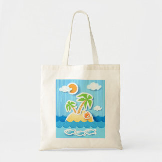 Tropical island, bag