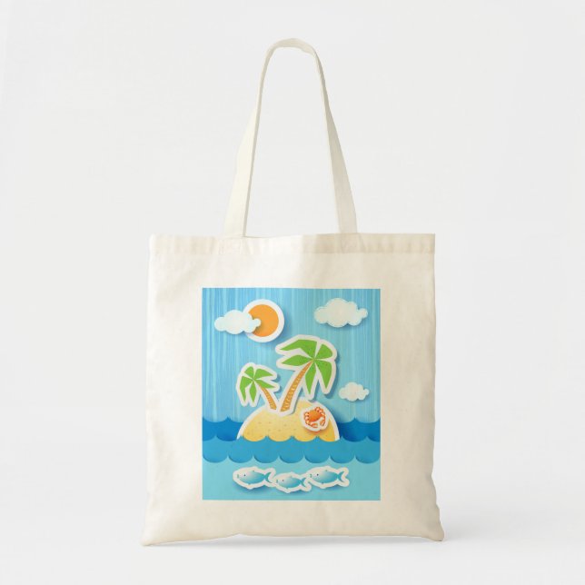 Tropical island, bag (Front)