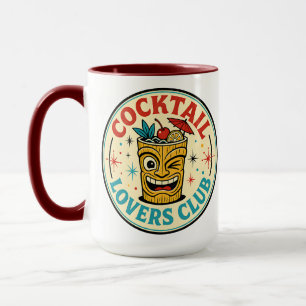 Tropical Island Bar Retro Design Mug