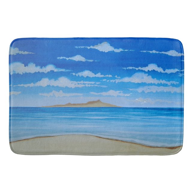 Tropical Island  Bath Mat (Front)
