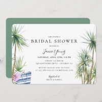 Tropical Island Beach Bridal Shower