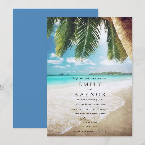 Island Invitations | Zazzle NZ