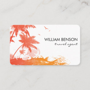 Tropical Island Business Card