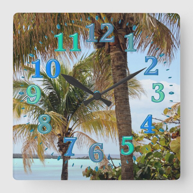Tropical Island Clock (Front)