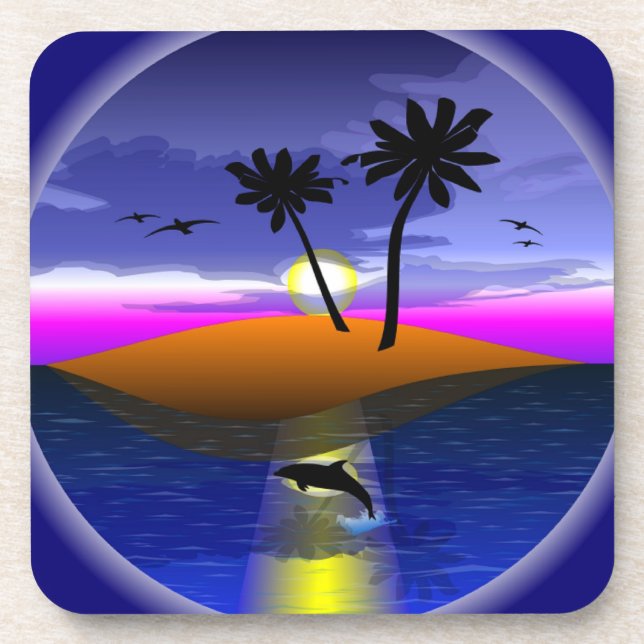 TROPICAL ISLAND COASTER (Front)