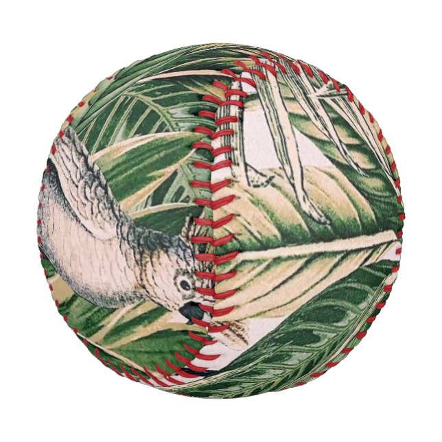 Tropical Island Design Baseball (Angled)