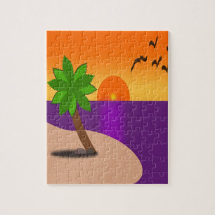 TROPICAL ISLAND JIGSAW PUZZLE