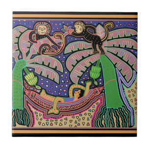 Tropical Island Living Tile