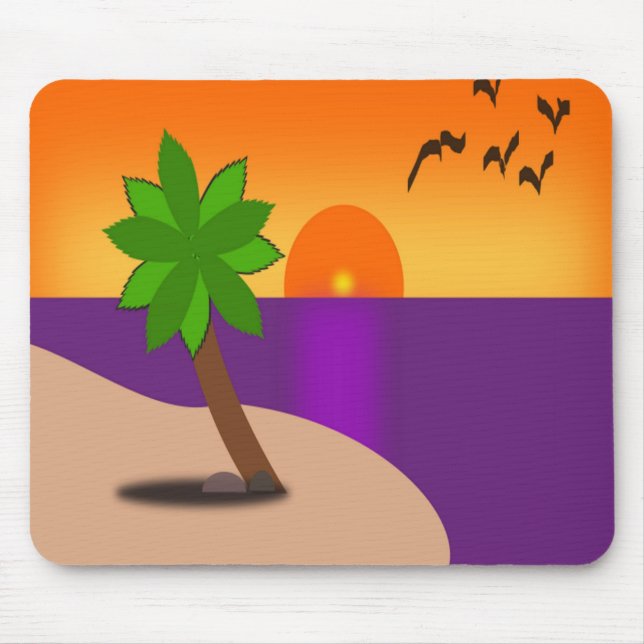 TROPICAL ISLAND MOUSE PAD (Front)