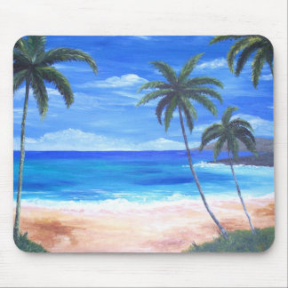 Tropical Island Mouse Pad