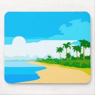 Tropical Island Mousepad