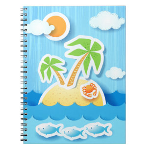 Tropical island, notebook