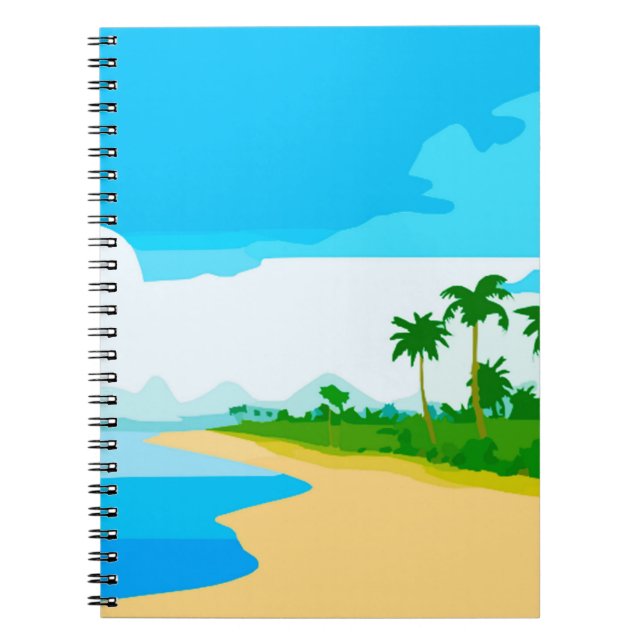 Tropical Island Notebook (Front)