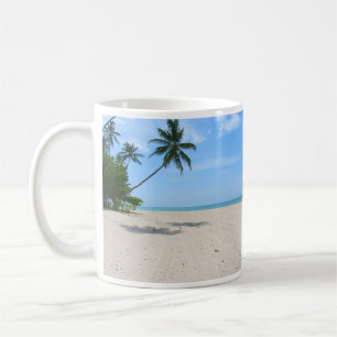 Tropical Island, Palm Trees Coffee Mug