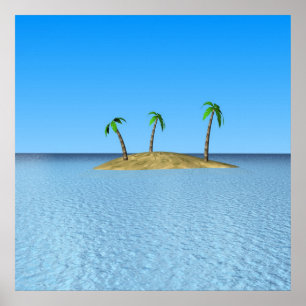 Tropical Island Poster