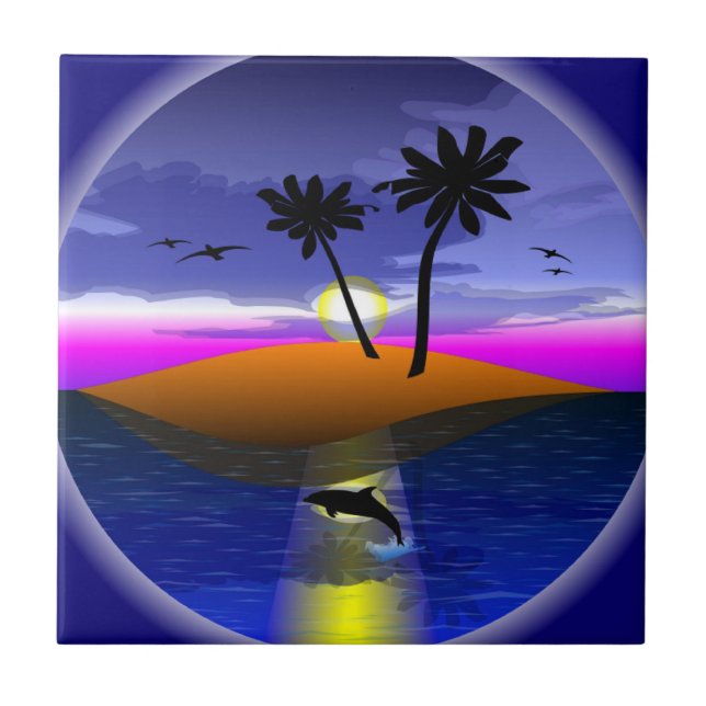 TROPICAL ISLAND TILE (Front)