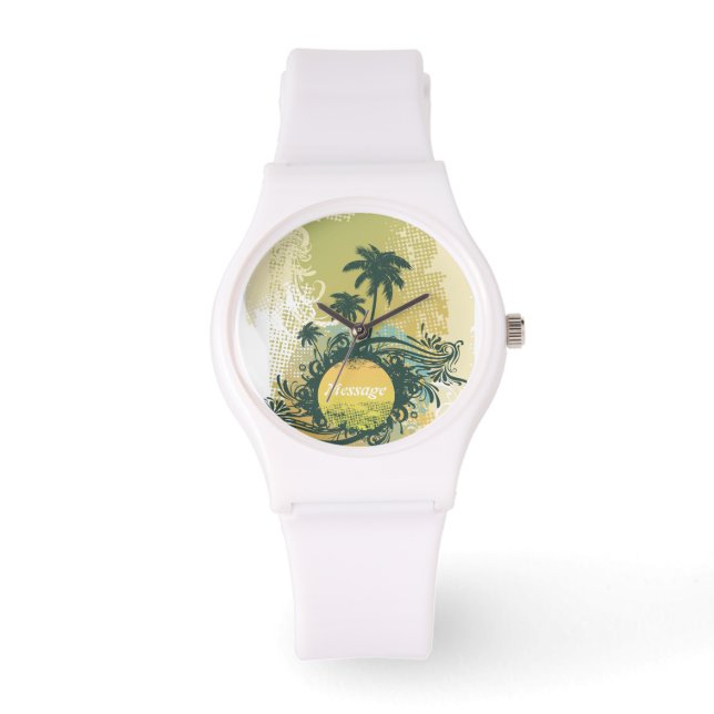Tropical Islands 5 Watch & Numeral Options (Front)