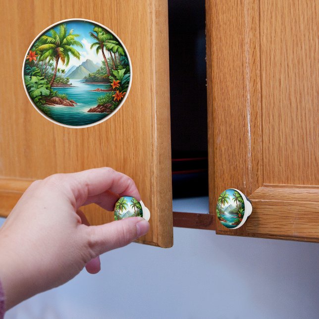 Tropical Islands Ceramic Knob (Creator Uploaded)