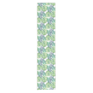 Tropical Islands Plants Monstera Deliciosa Short Table Runner