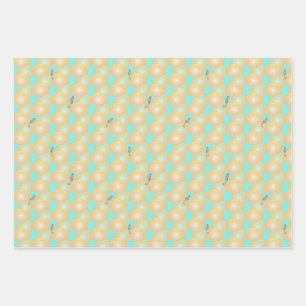 Tropical Jellyfish wrapping sheets