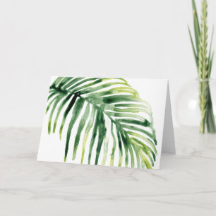 Tropical Jewel Leaf Card