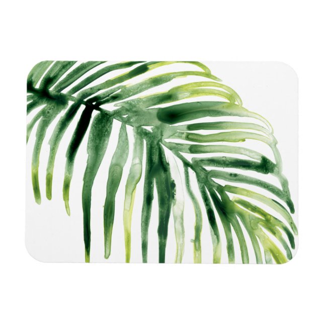 Tropical Jewel Leaf Magnet (Horizontal)