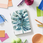 Tropical Jewel Palm iPad Pro Cover<br><div class="desc">Tropical Jewel VIII by June Erica Vess. This tropical palm leaf has been created using beautiful,  rich jewel tones in a watercolor style. | 164744D</div>