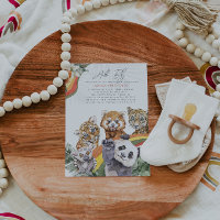 Tropical Jungle Baby Animals | Baby Shower
