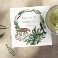 Tropical Jungle Botanical Greenery Wedding