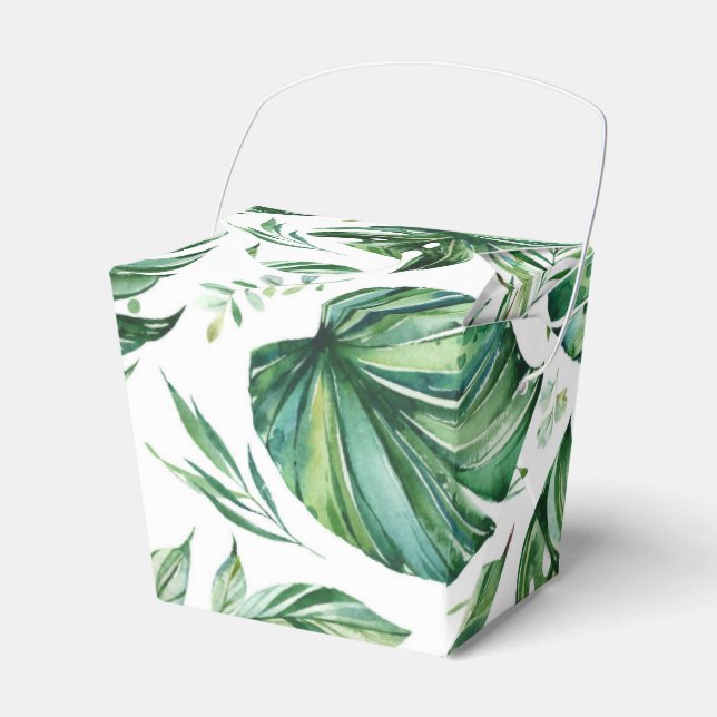 Tropical Jungle Favour Box (Front Side)