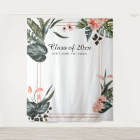 Tropical Jungle | Graduation Photo Booth Backdrop
