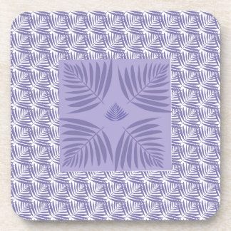 Tropical Jungle Leaf Pattern Coaster | Botanical