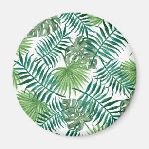 Tropical Jungle Leaves Magnet