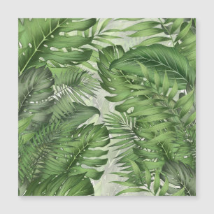 Tropical jungle leaves: seamless floral background