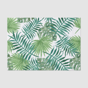Tropical Jungle Leaves Tissue Paper