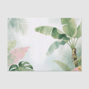 Tropical Jungle Leaves Watercolor Tissue Paper