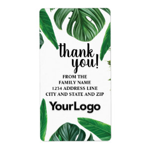 Tropical Jungle Logo Company Professional Business