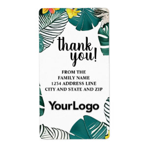 Tropical Jungle Logo Company Professional Business