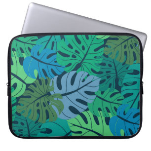 Tropical Jungle Palm Seamless Pattern Laptop Sleeve