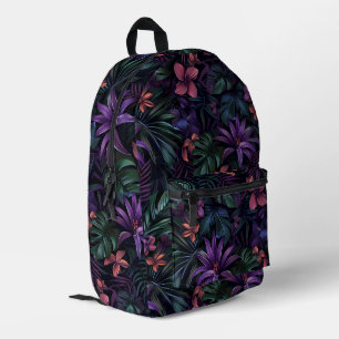 Tropical-Jungle Printed Backpack
