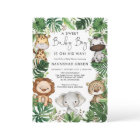 Tropical Jungle Safari Animals Boy Baby Shower