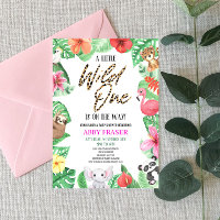 Tropical Jungle Safari Zoo Wild Animal Baby Shower